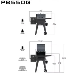 Barbecue à Pellets Navigator 550g PIT BOSS -Napo Barbecues Magasin barbecue a pellets navigator 550g 2