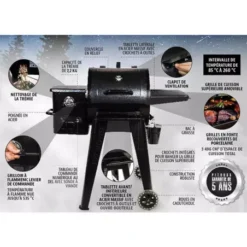 Barbecue à Pellets Navigator 550g PIT BOSS -Napo Barbecues Magasin barbecue a pellets navigator 550g 3