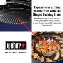 Barbecue Charbon Master-Touch Gbs 5750 - Ocean Blue - WEBER -Napo Barbecues Magasin barbecue charbon master touch gbs 5750 57 cm ocean blue 4