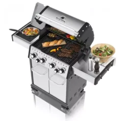 Barbecue Gaz Baron S 490 Ir Avec Plancha Et Rôtissoire BROIL KING -Napo Barbecues Magasin barbecue gaz baron 490s broilking 2