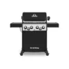 Barbecue Gaz Crown 480 Avec Tablettes Acier Rabattables Et Rôtissoire BROIL KING