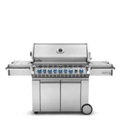 Napoleon Barbecue Gaz Prestige Pro 665 5 Brûleurs + Sizzle Lateral + Brûleur Arriere + Fumoir + Rôtissoire