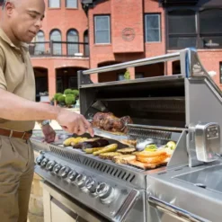 Napoleon Barbecue Gaz Prestige Pro 665 5 Brûleurs + Sizzle Lateral + Brûleur Arriere + Fumoir + Rôtissoire -Napo Barbecues Magasin barbecue gaz prestige pro 665 5 bruleurs sizzle lateral bruleur arriere fumoir 3