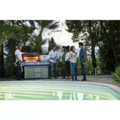 Barbecue Gaz Prestige Pro 825 4 Brûleurs + Sizzle Lateral + 2 Sizzle Interieurs+ Brûleur Arriere + Fumoir - NAPOLEON -Napo Barbecues Magasin barbecue gaz pro 825 4 bruleurs sizzle lateral 2 sizzle interieurs bruleur arriere fumoir 2