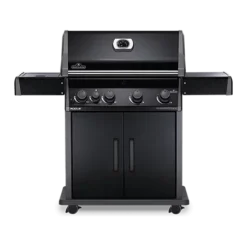 Napo Barbecues Magasin 14 Barbecue Gaz Rogue 525 Serie Rxt Acier Noir 4 Brûleurs + Sizzle Latéral - NAPOLEON