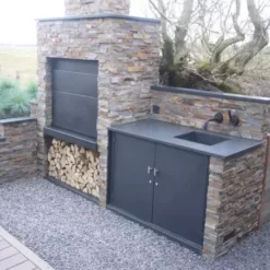 Barbecue Sud-Africain Braai Encastrable Supreme 1000 -Napo Barbecues Magasin barbecue sud africain braai built in 1000 3