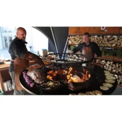 Brasero OFYR XL Plancha Acier Corten Pied 50cm -Napo Barbecues Magasin brasero ofyr xl plancha acier cortene pied 50cm 2