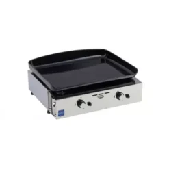 Napo Barbecues Magasin 35 Combo Plancha Gaz Initial 50 + Chariot Acier Noir - ENO