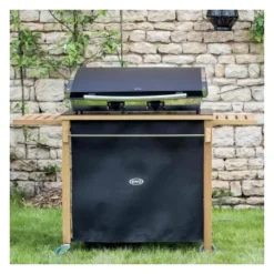 Desserte Pour Plancha Robinier Hpl Noir EMILE - ENO -Napo Barbecues Magasin desserte pour plancha robinier hpl noir emile 2