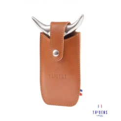 L'Étui De David Cuir Cognac Pour Fourchette TRIDENS -Napo Barbecues Magasin etui cuir camel pour fourchette tridens 2