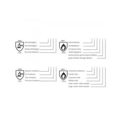 Paire De Gants En Cuir Pour Barbecue - ROSLE -Napo Barbecues Magasin gants en cuir pour barbecue 2