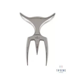 Fourchette TRIDENS Poli-Miroir Avec Socle Bois -Napo Barbecues Magasin lot fourchette tridens poli miroir avec socle bois 4