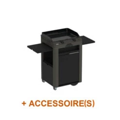 Pack + Combo Plancha Gaz Fusion 60 Gris Sur Chariot + Coffret - ENO
