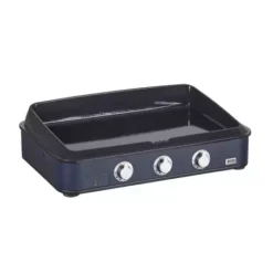 Plancha Enosign Gaz 80 Acier Bleu Navy 2023 - ENO -Napo Barbecues Magasin plancha enosign gaz 80 inox acier noir avec capot 3