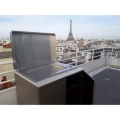 Plancha Electrique Encastrable Oasi In.El60 Inox Plaque Lisse + Couvercle - PLANET -Napo Barbecues Magasin plancha gaz encastrable 80 cm inox 2 feux plaque lisse couvercle planet 3