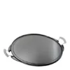 Plancha Ronde 43cm Double Face En Fonte Emaillee Vaello