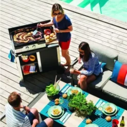 Plancha Gaz Signature Allure 260 Duo Acier/Inox -Napo Barbecues Magasin plancha signature allure 260 duo acier inox 2