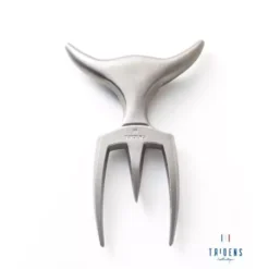 Planche à Découper Avec Fourchette Inox Brut - TRIDENS By CHABRET -Napo Barbecues Magasin planche a decouper avec fourchette inox brut tridens 5