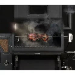 Rôtissoire Pour Barbecue à Pellets LEDGE & PEAK - GMG -Napo Barbecues Magasin rotissoire pour barbecue a pellets ledge peak gmg 2